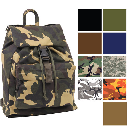 Canvas day pack military - day, camo