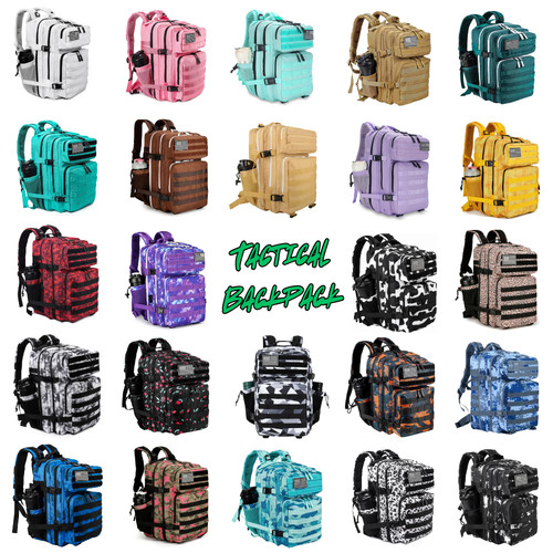 Tactical military backpack - military, 45l