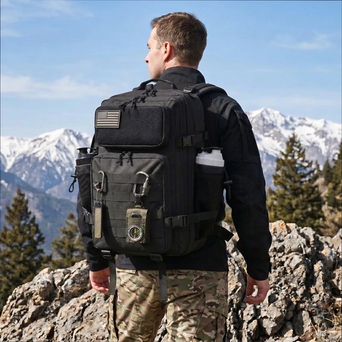 45l tactical backpack - 45l, hunting