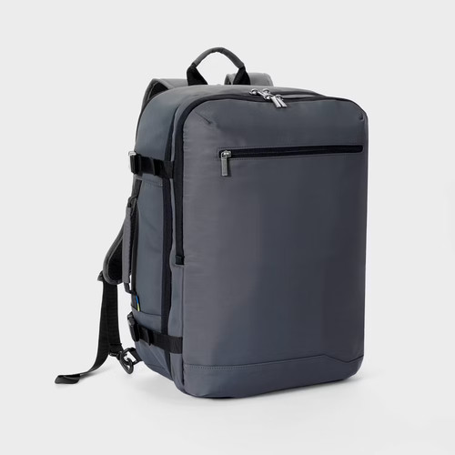 Travel backpack open story - travel,
