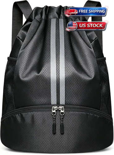 Drawstring backpack gym bag - drawstring,